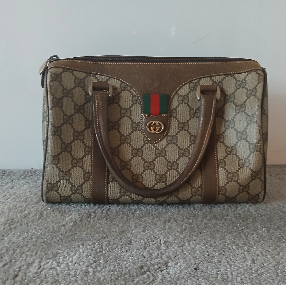 Gucci Supreme Boston Bag